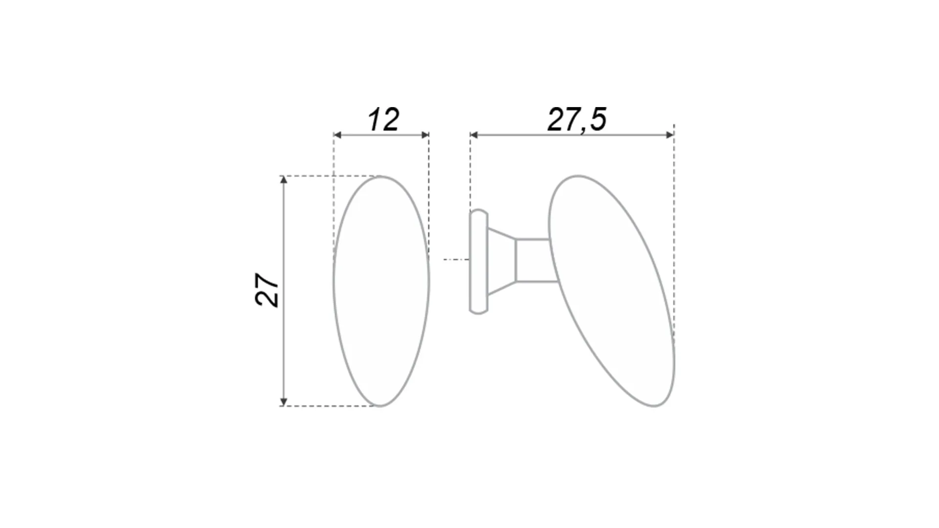 Мебельная ручка RC003CP.4