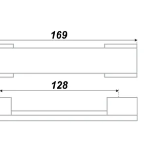 Мебельная ручка RS260CP.4/128