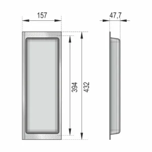 Универсальный широкий блок BLӦKI PC12/GRPH/157x430