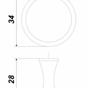 Мебельная ручка UTA mini RC306BAZ.4