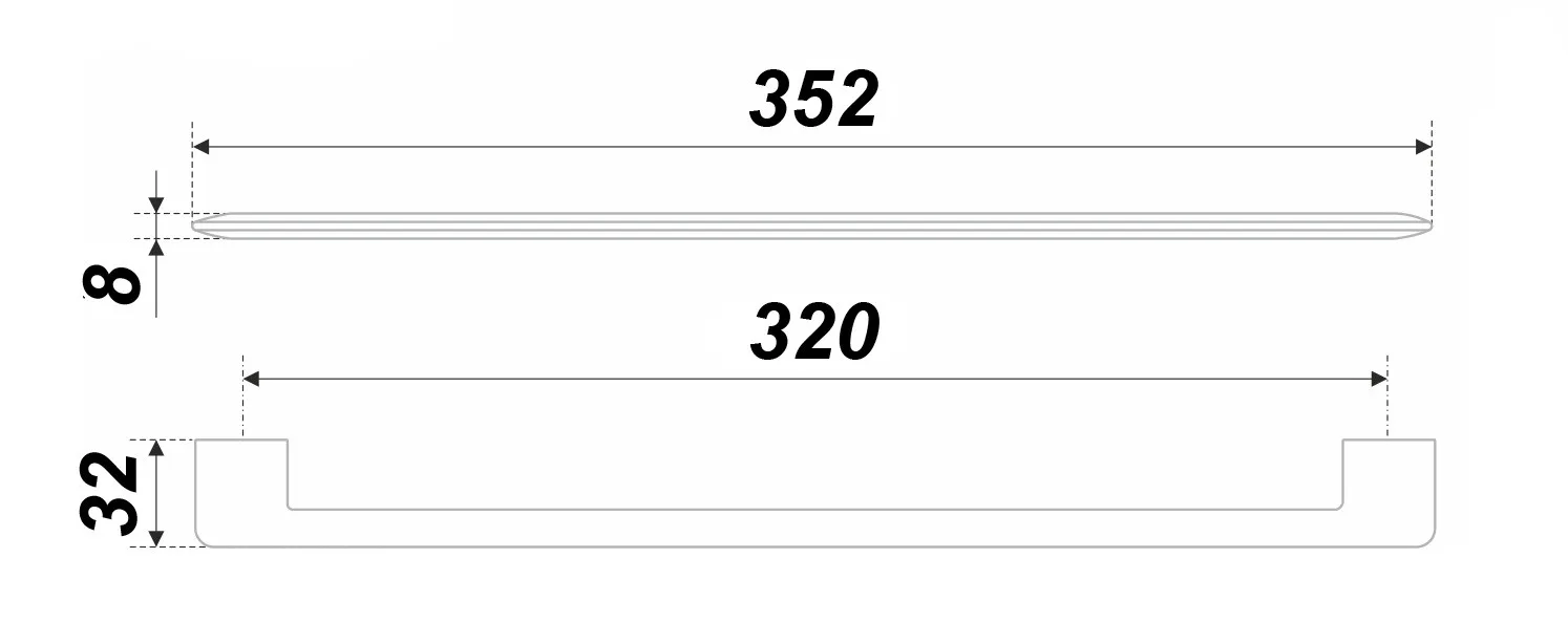 Мебельная ручка LINK RS321BN.5/320