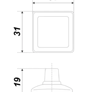 Мебельная ручка TOTEM RC113BAZ.4/W