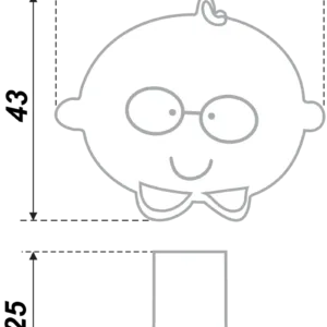 Мебельная ручка RC519GR.4