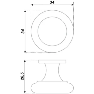 Мебельная ручка MONO RC414BAP.1