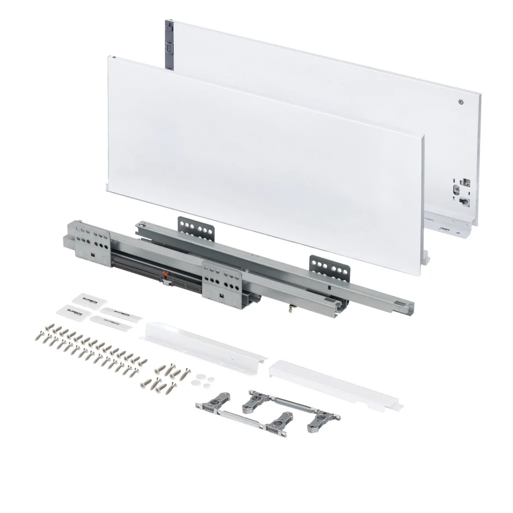 Система ящиков Slimbox Evolution L-550 H=199 белый SOFT CLOSE ДСП16мм