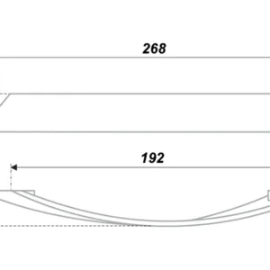 Мебельная ручка RS183SN.4/192