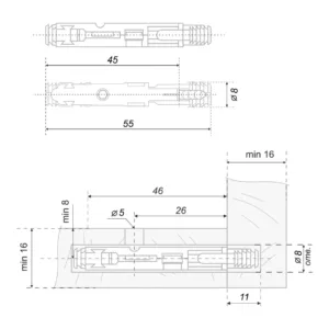 Стяжка B-fix ST09/02/5/RdZn/01