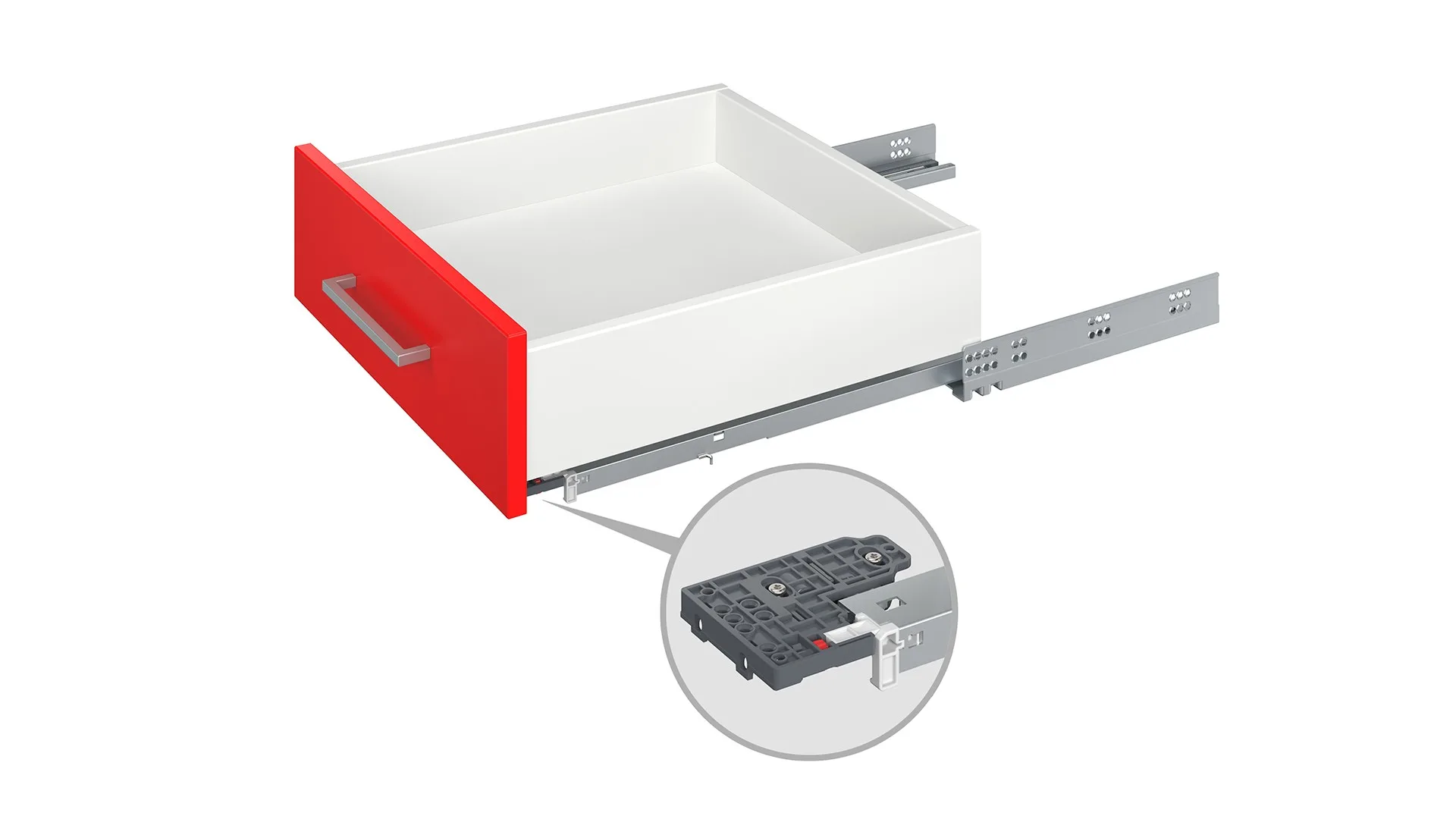 Направляющие скрытого монтажа В-Slide DB8981Zn/300