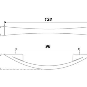 Мебельная ручка RS805SC.4/96