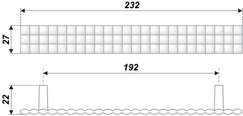 Мебельная ручка RS272CP.4/192
