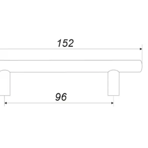 Мебельная ручка RR001SN.4/96