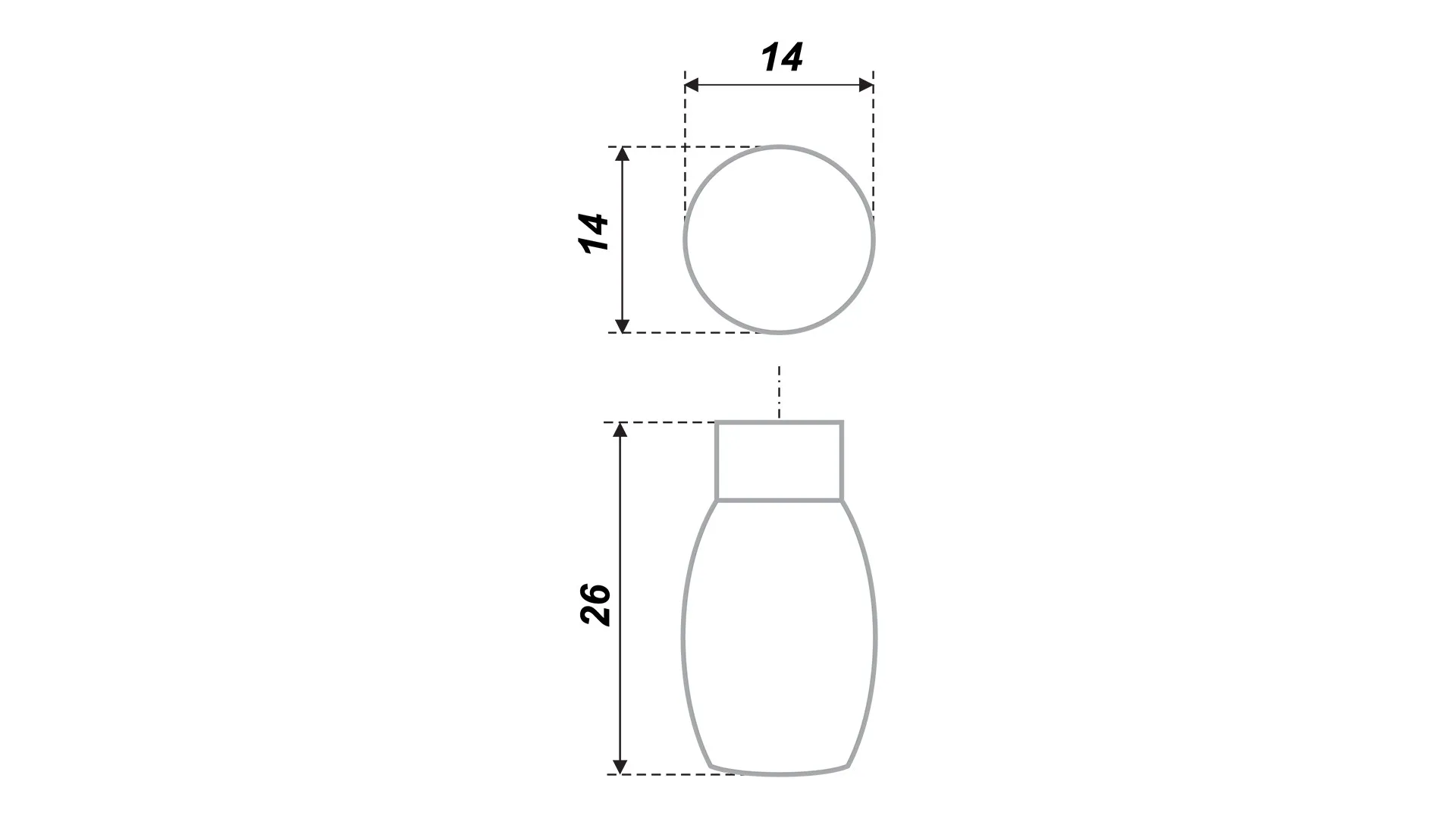 Мебельная ручка RC015CP.4