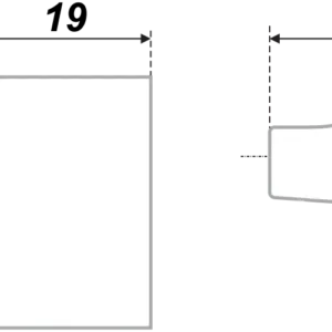 Мебельная ручка RC103SC.1