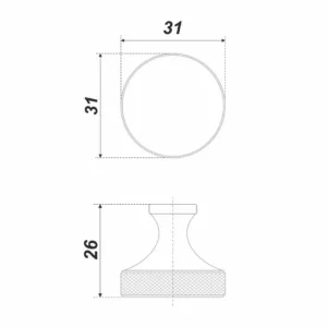 Мебельная ручка EROS MINI RC287BL.4