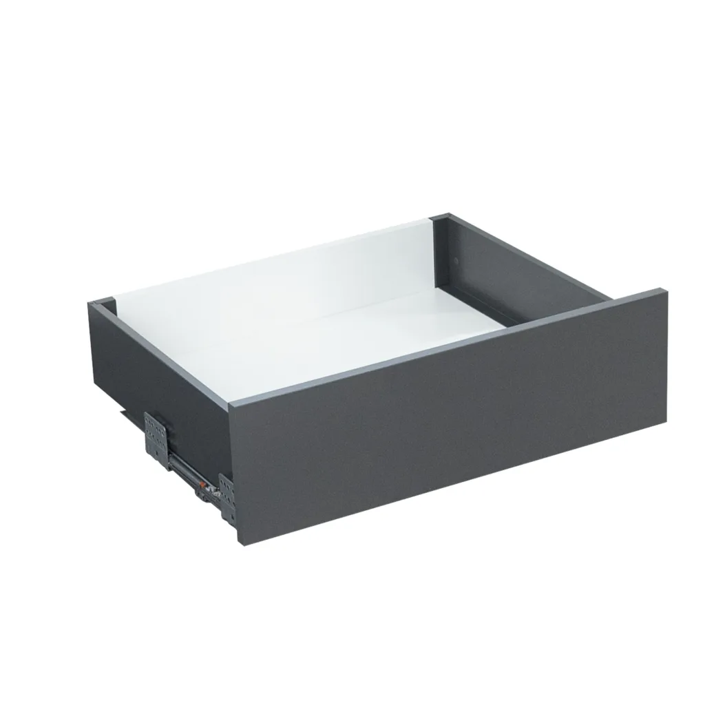 Система ящиков Slimbox Evolution L-350 H=116 графит PUSH TO OPEN ДСП16мм