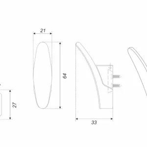 Мебельный крючок FLY K105SC.9