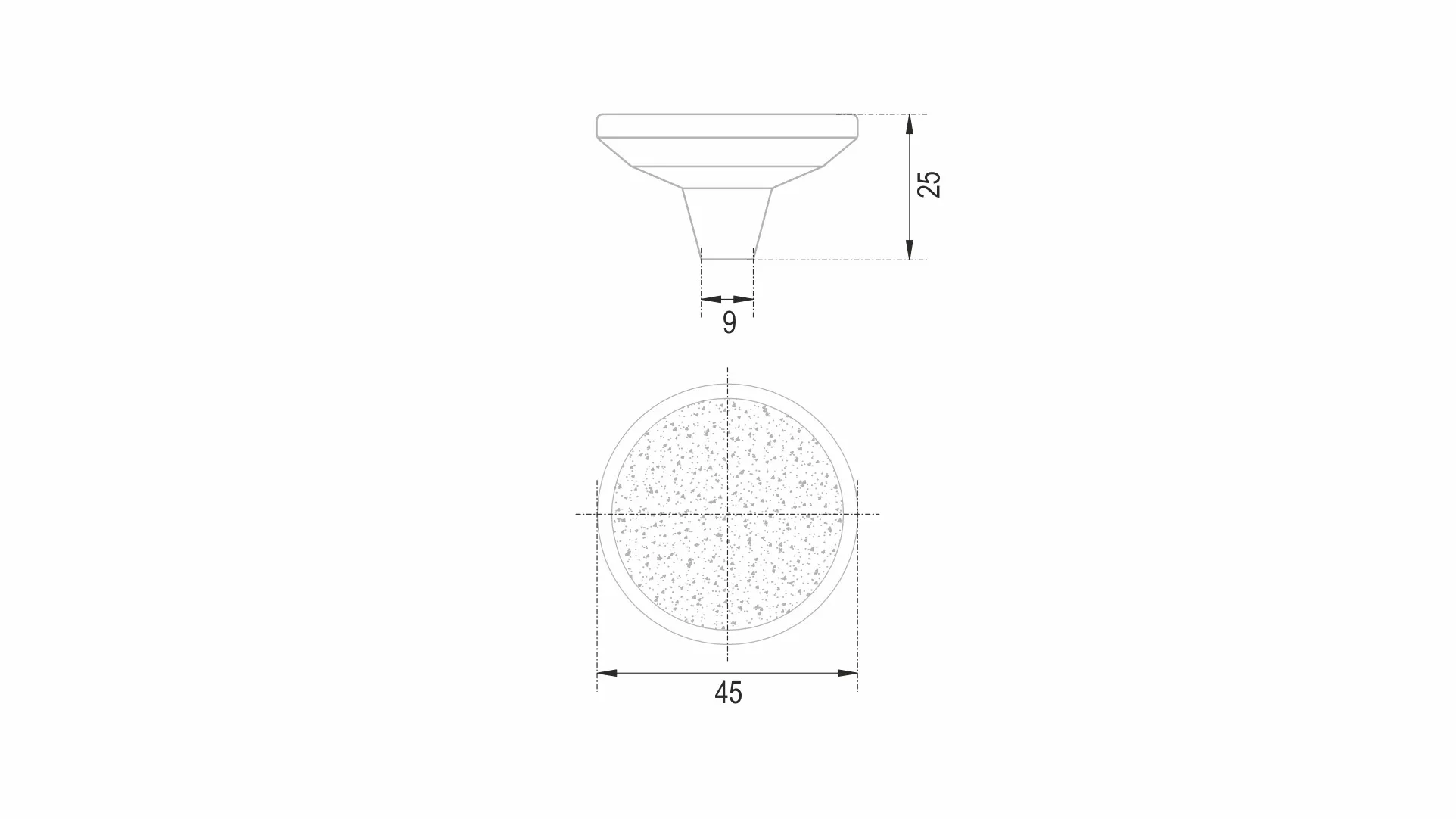 Мебельная ручка SFERA URBANO RC522RCHMP.1/GR
