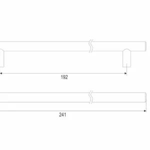 Мебельная ручка AGENT RR007BL.5/192