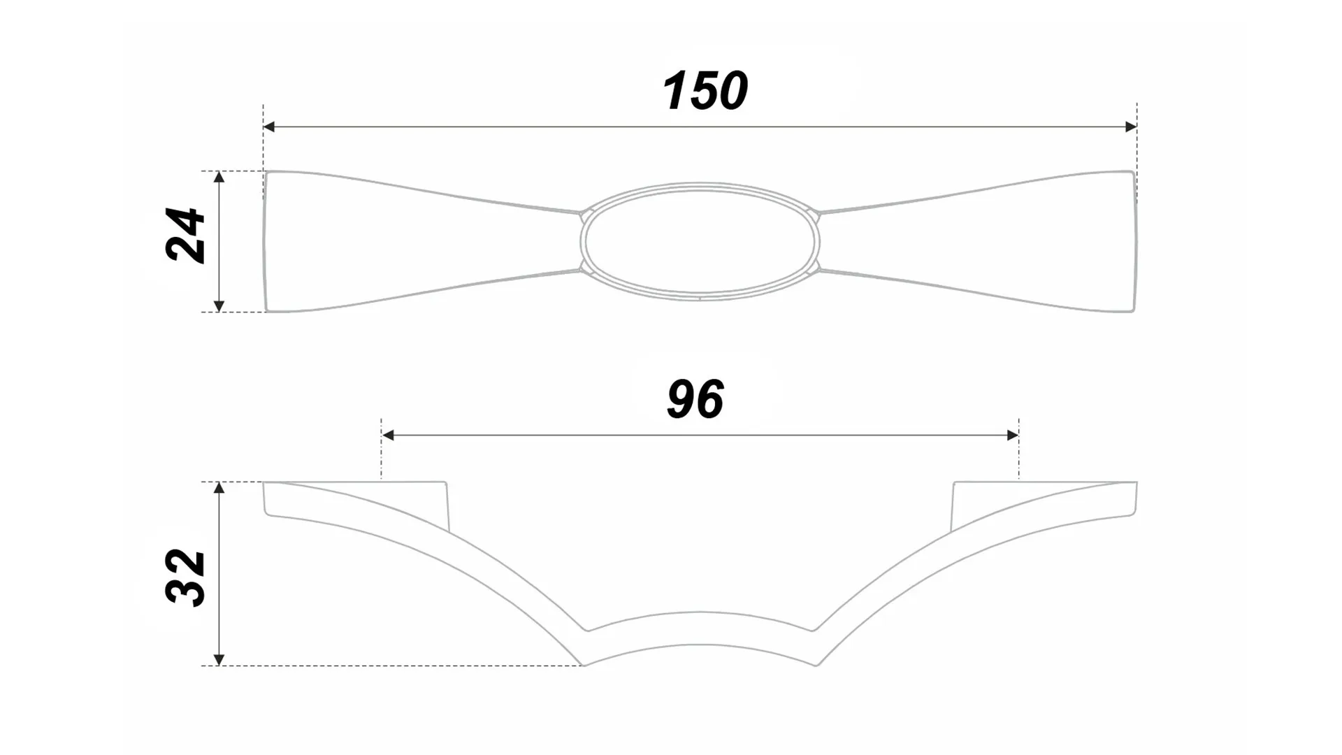 Мебельная ручка FRANCHESKA RS501AS.1/96