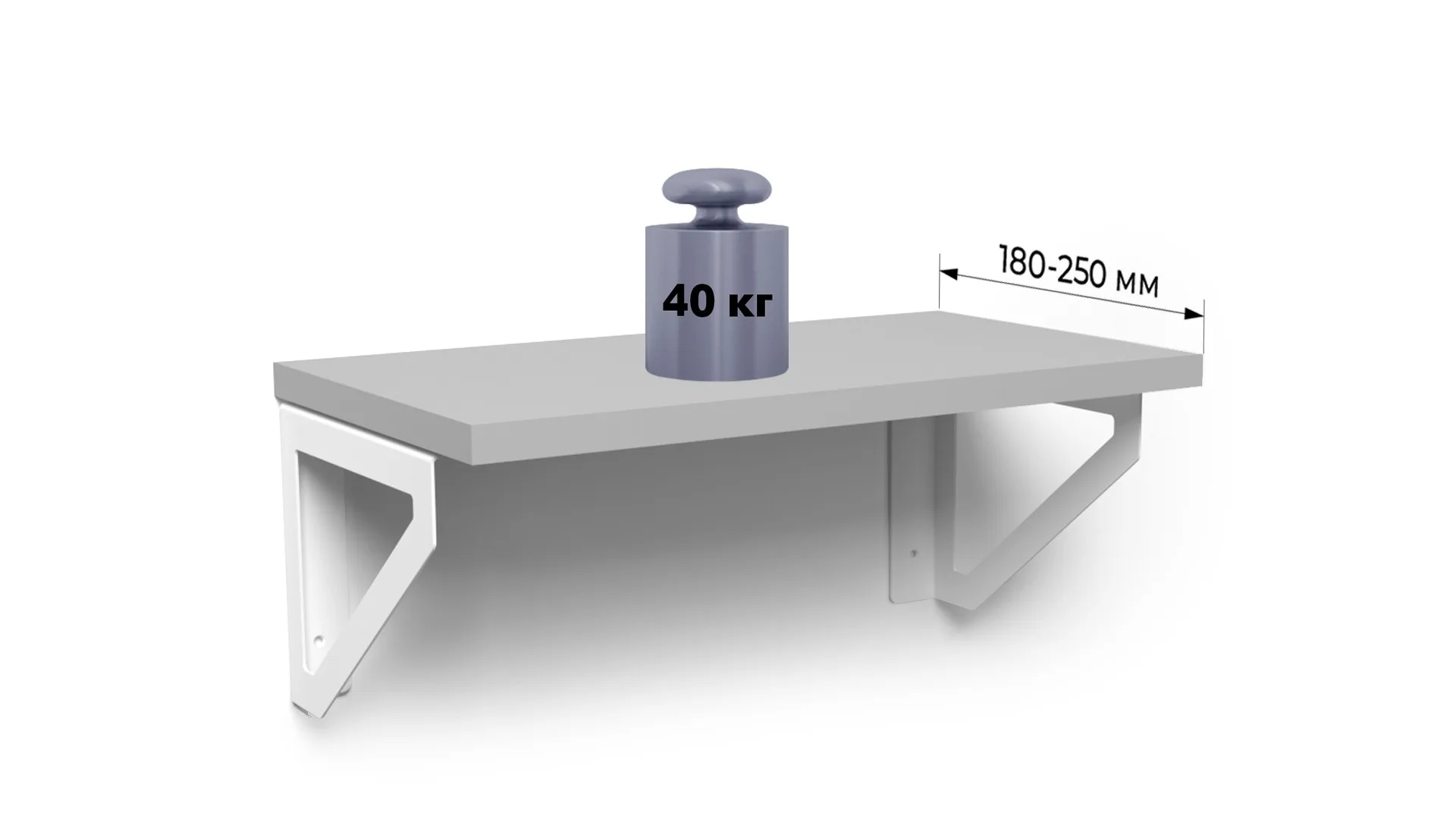 Полкодержатель CORNER P306W.4