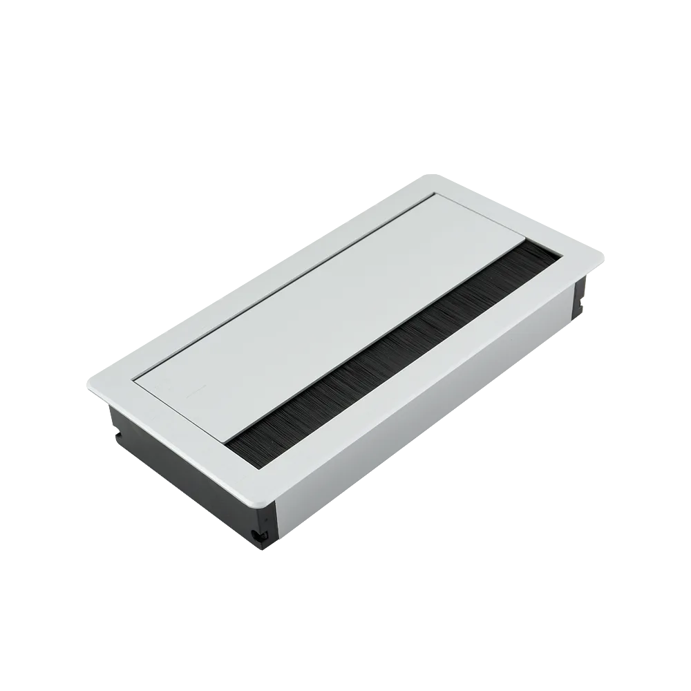 Пропуск для кабеля AQ PASS 80*160 алюминий брашированный