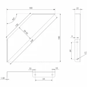 Полкодержатель SPATO P305BL.4