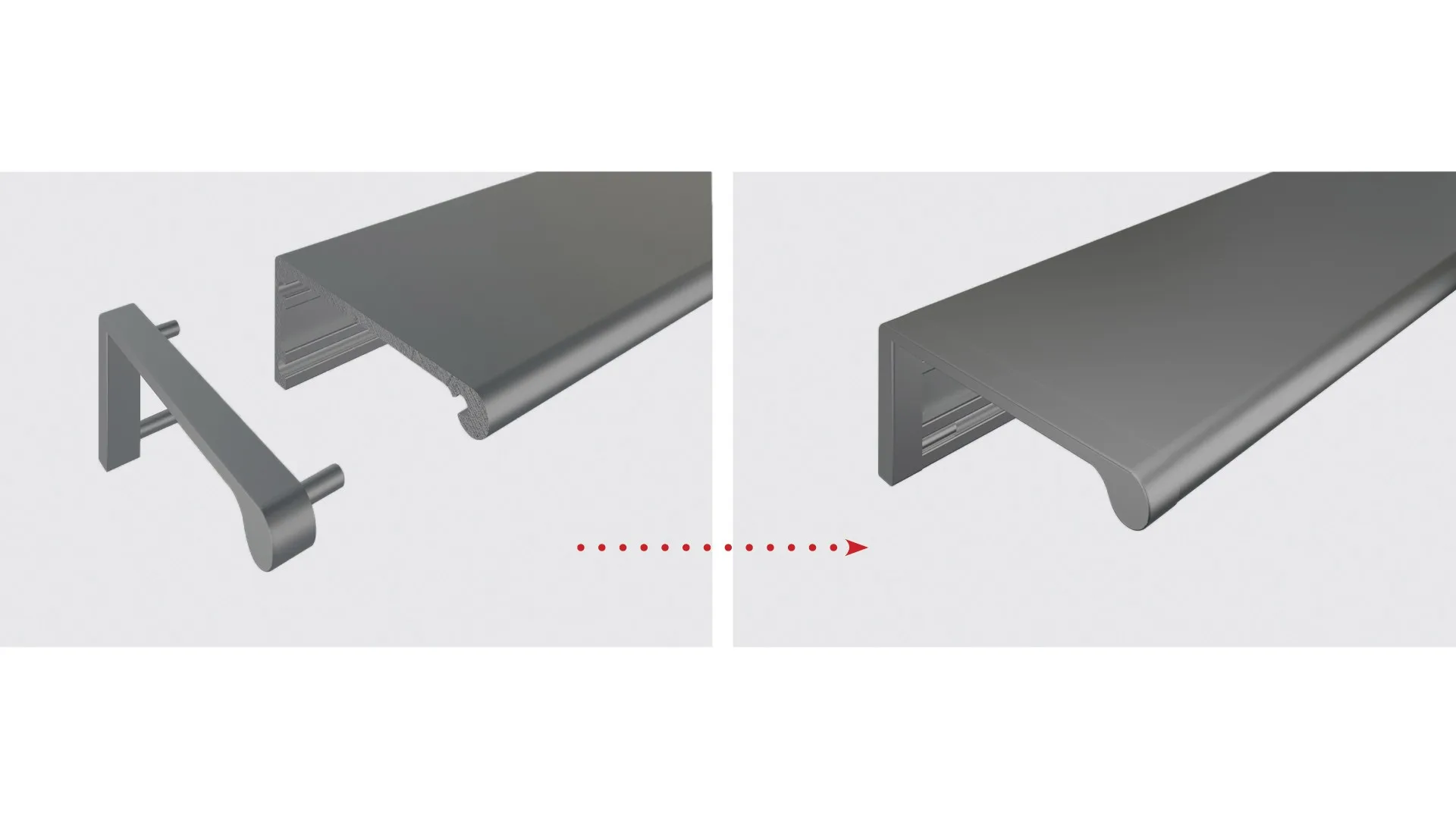 Профильная ручка RP101GR.1/000/3000