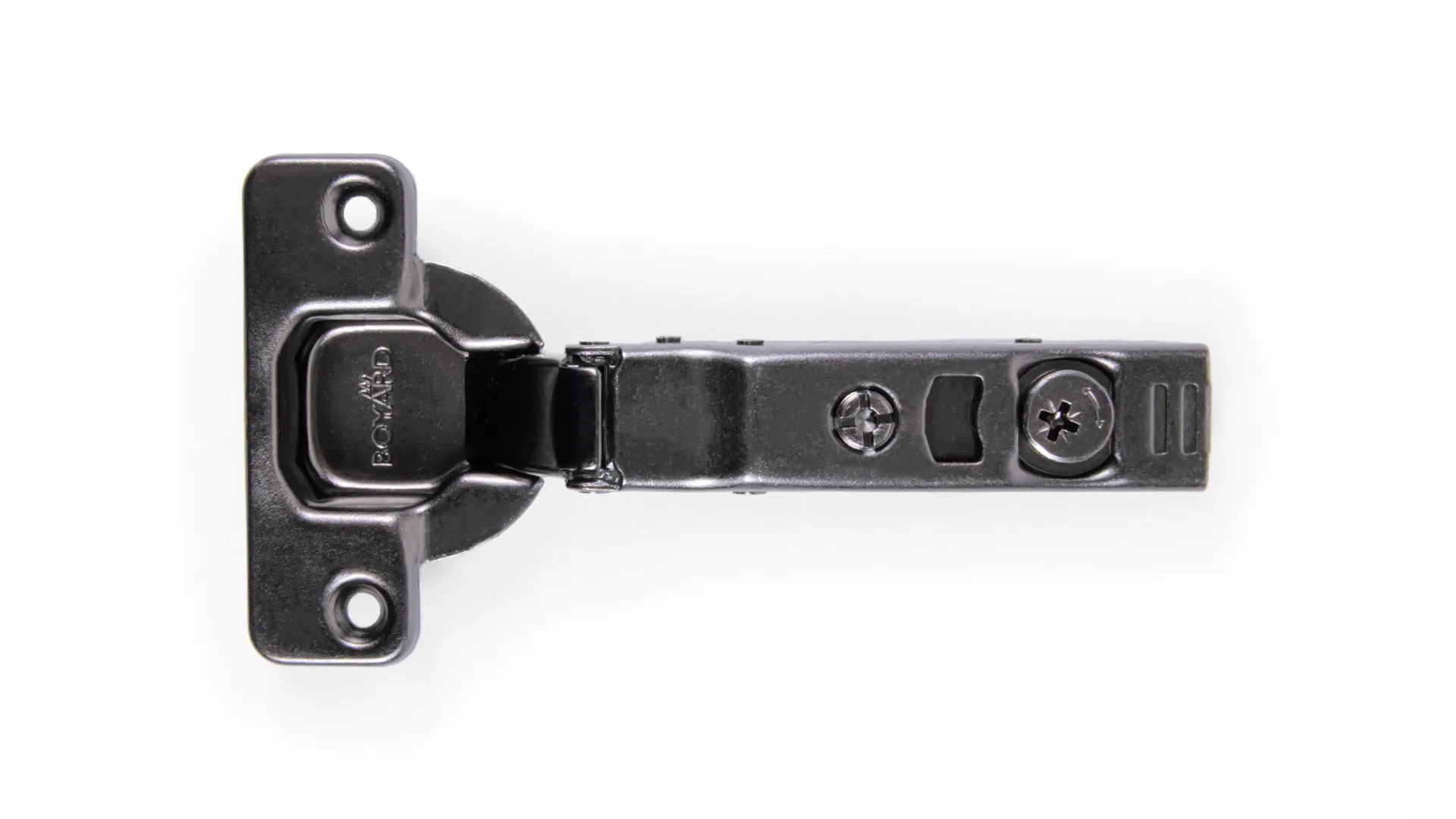 Мебельная петля без пружины и ответной планки PROFI PUSH H961A02/BN