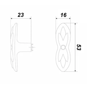 Мебельная ручка VITA RC507AP.1