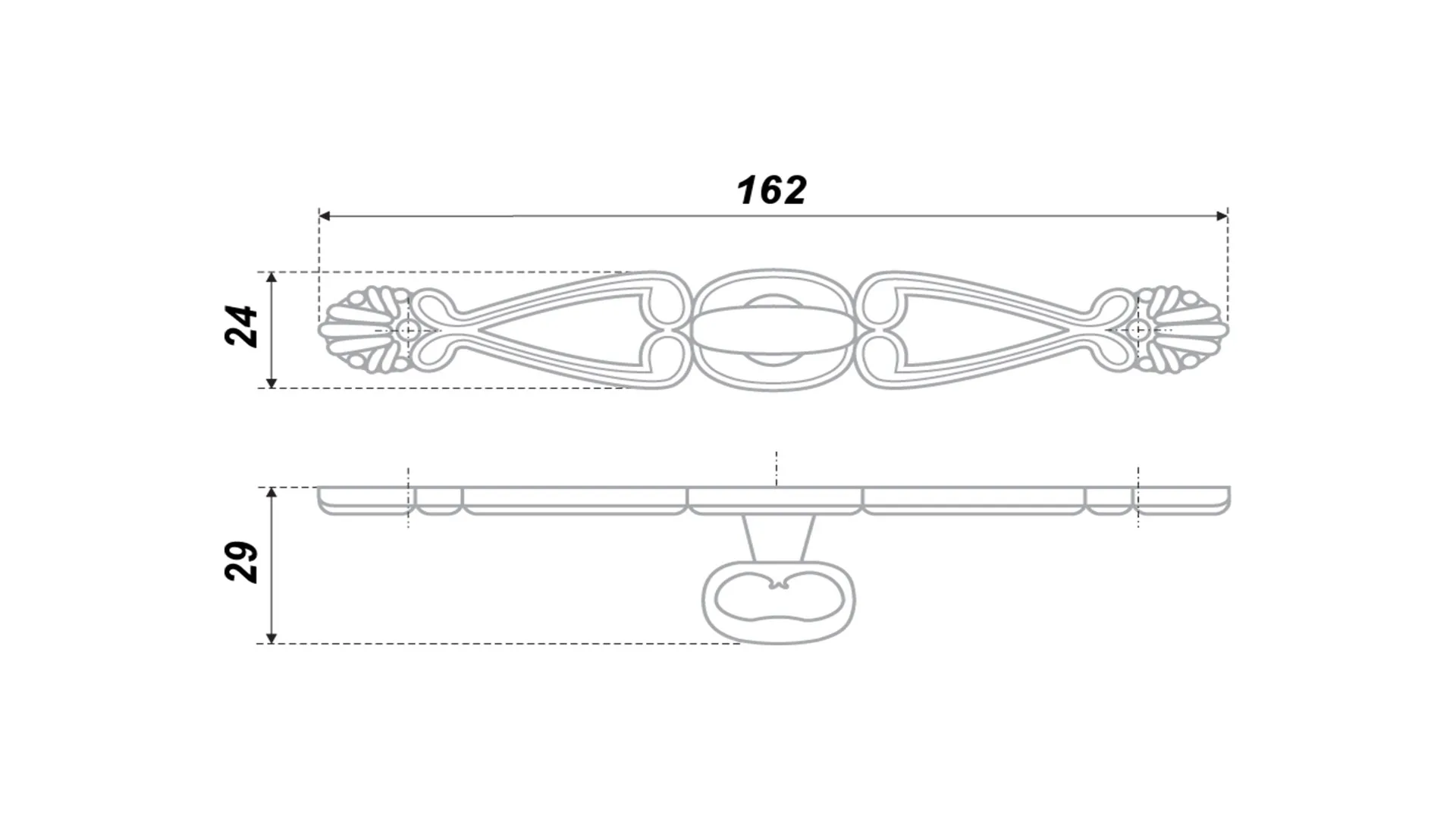 Мебельная ручка RC026AB.3