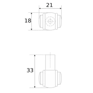 Мебельная ручка BAMBOO RC019BSBN.4