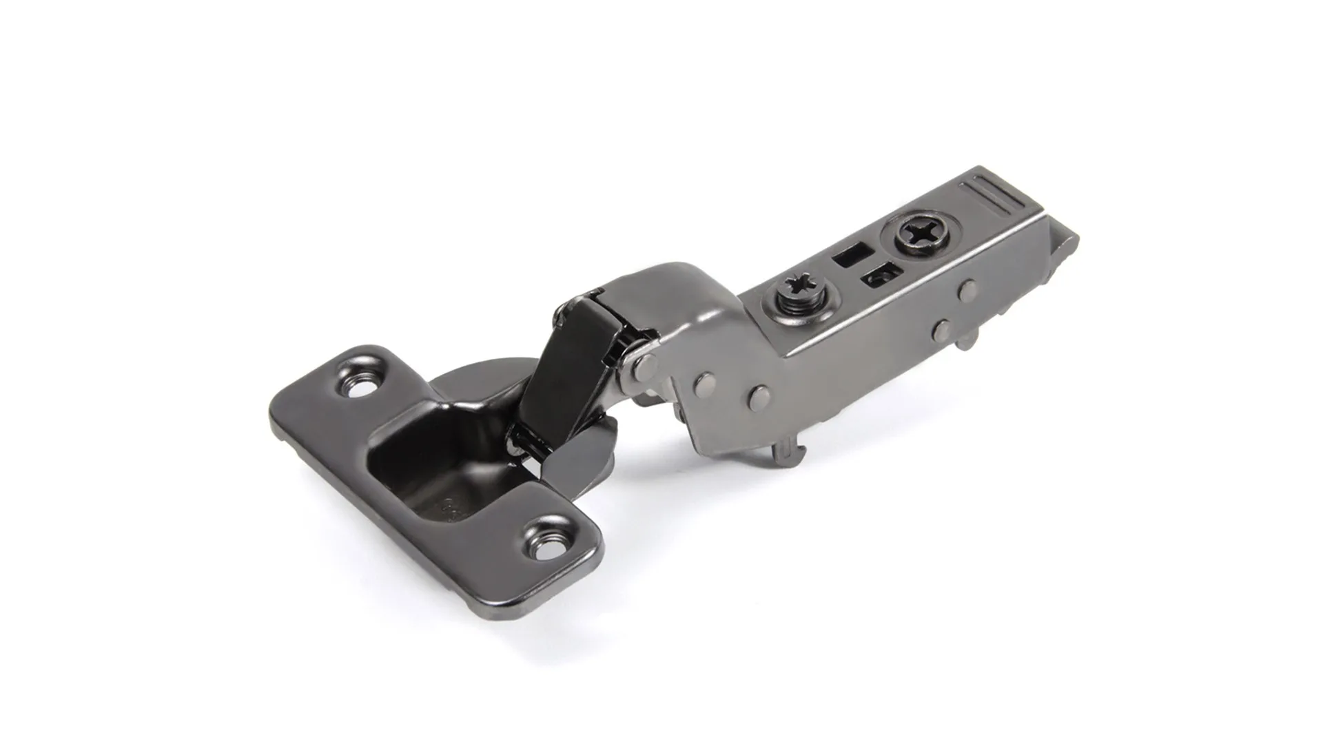 Мебельная петля без пружины и ответной планки EVO PUSH SYSTEM H901C02/BN