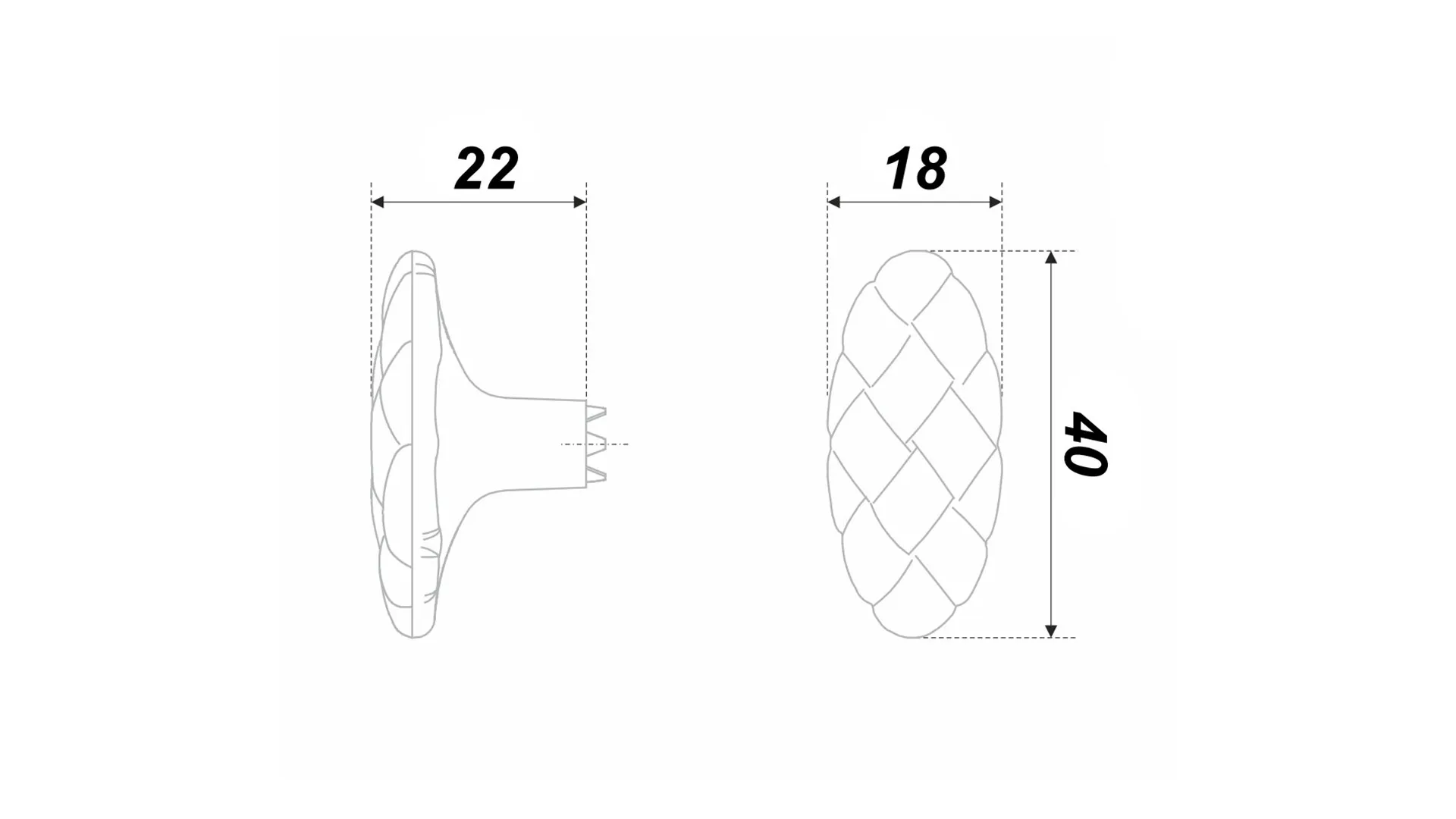 Мебельная ручка CASA RC506AP.1