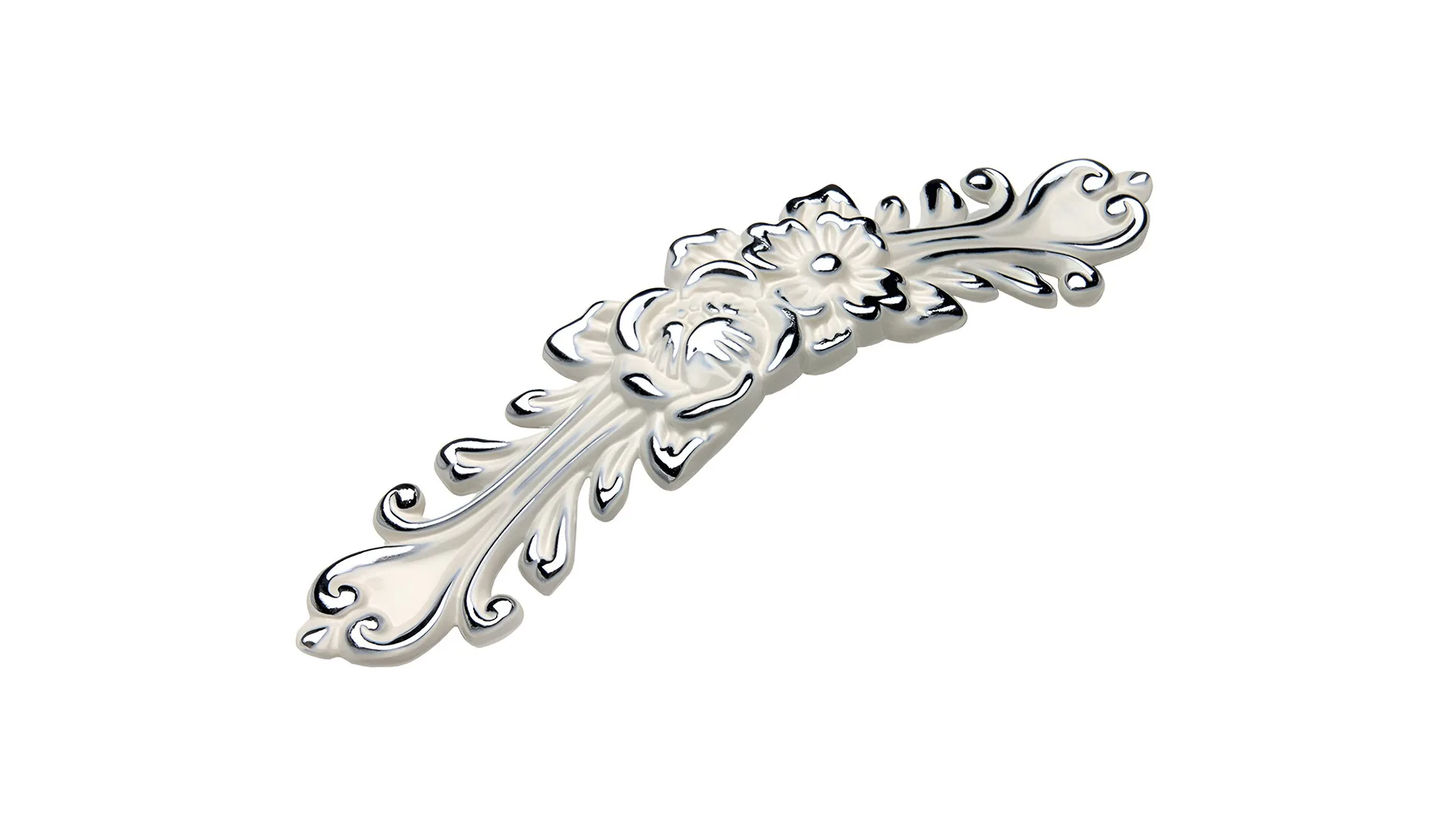 Мебельная ручка LACE RS088CP/W.3/128