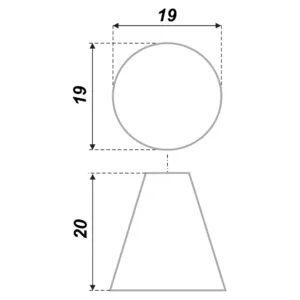 Мебельная ручка RC012CP.4