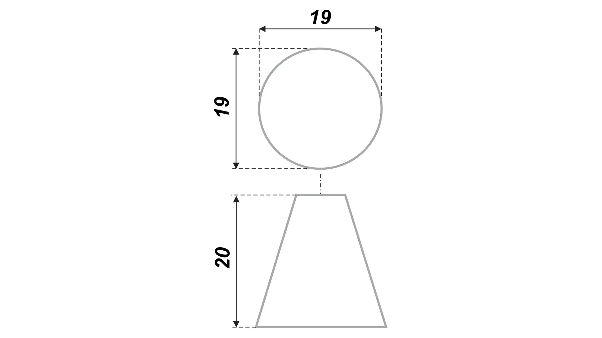 Мебельная ручка RC012CP.4