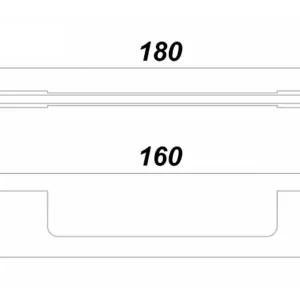 Мебельная ручка EOS RS193CP.4/160