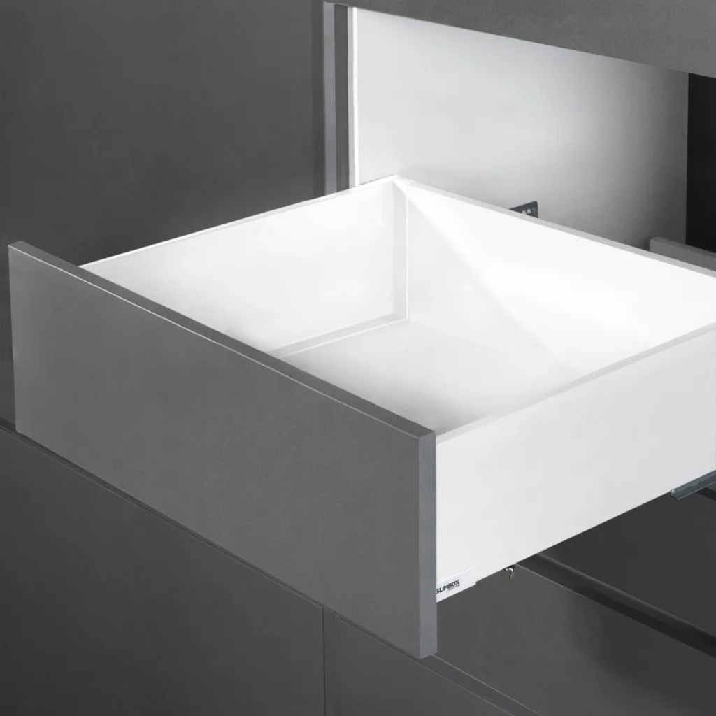 Система ящиков Slimbox Evolution L-500 H=167 белый PUSH TO OPEN ДСП16мм
