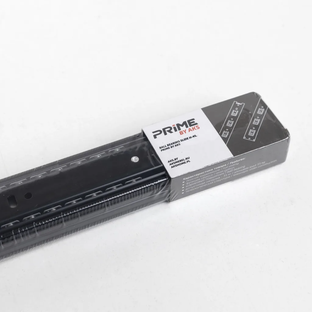 Направляющая шариковая L-250 h=45 PRIME by AKS A черный