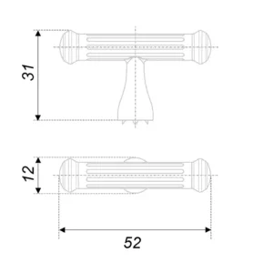 Мебельная ручка RIGATA RC531AC.1