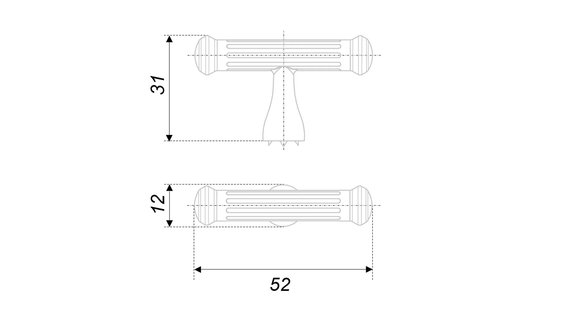 Мебельная ручка RIGATA RC531MAB.1