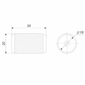 Мебельная ручка POP RC285MBSG.4