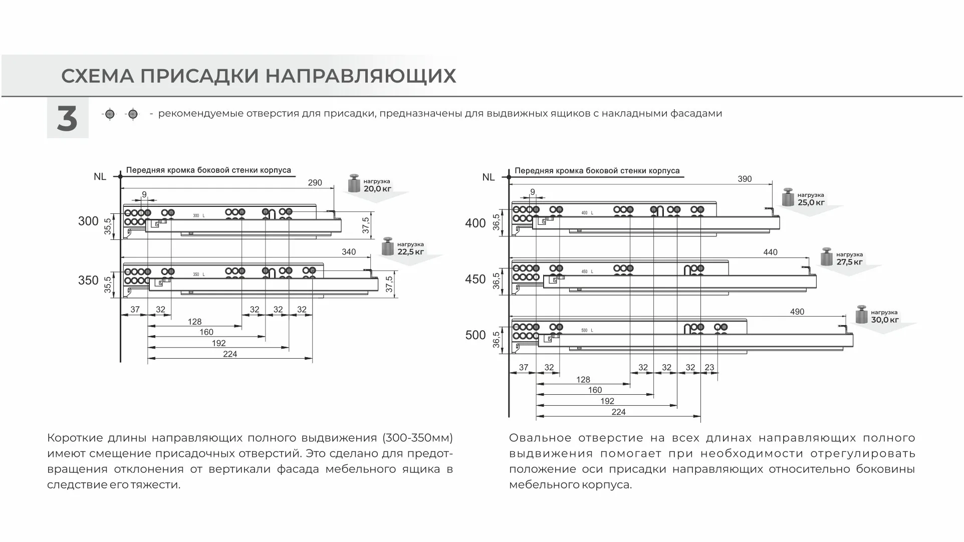 Направляющие скрытого монтажа B-Slide DB8783Zn/300