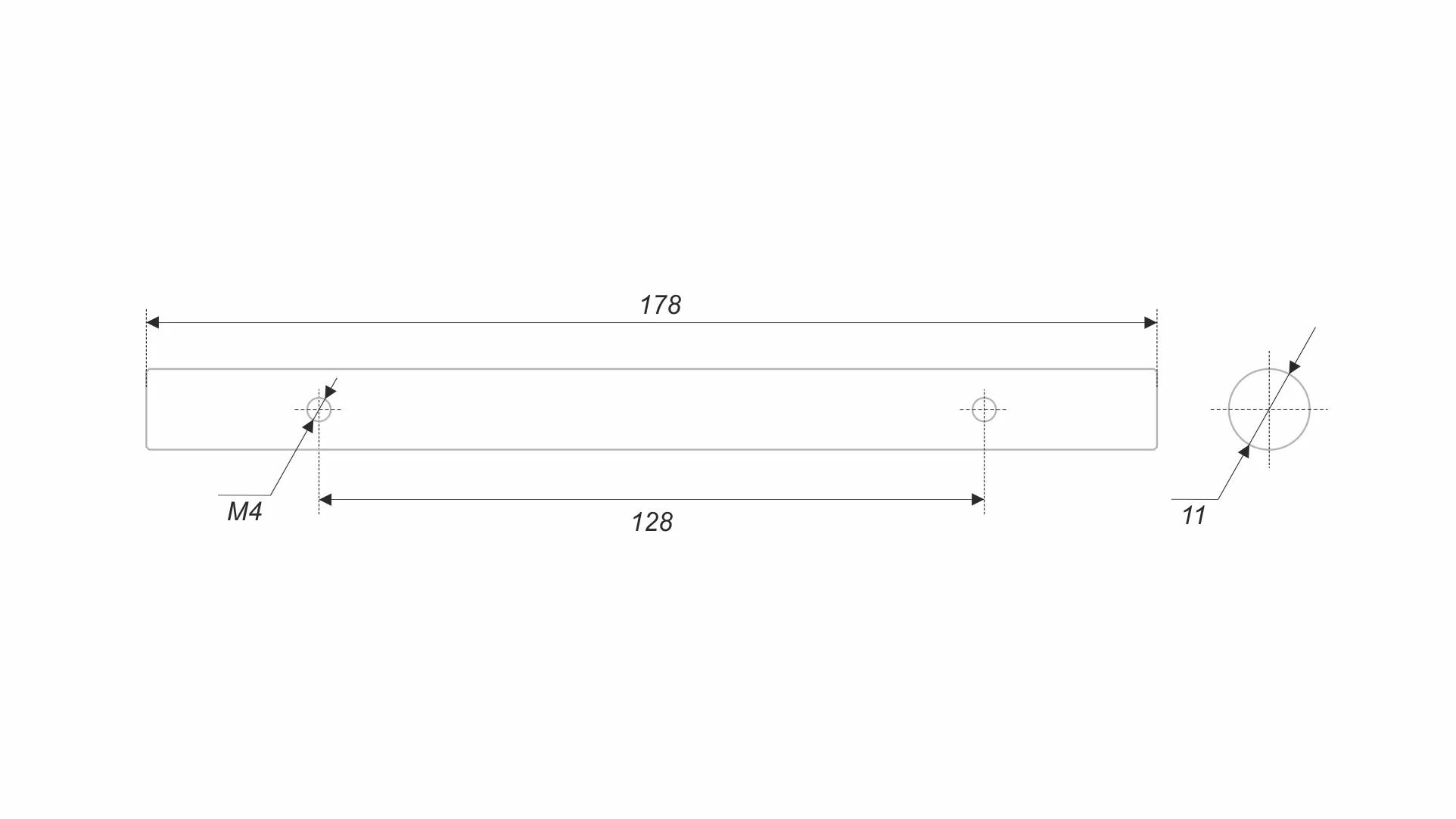 Пруток ROMB PR002MBSG.1/128