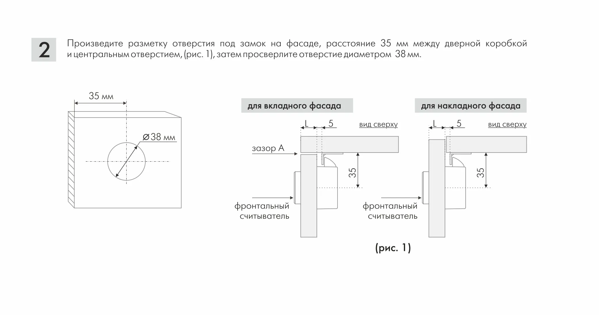 Электронный сенсорный замок SENSOR Z604BL.5