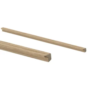 Ручка меб. скоба деревянная MIRA 672/1000 ясень, AKS