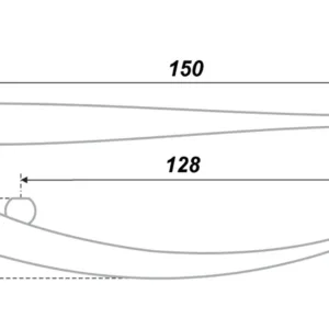 Мебельная ручка RS007CP.4/128
