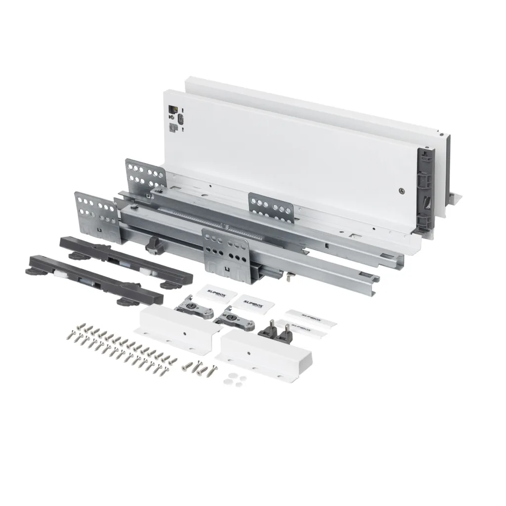 Система ящиков Slimbox Evolution L-300 H=116 белый PUSH TO OPEN ДСП16мм