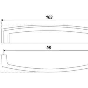 Мебельная ручка RS402BAZ.4/96
