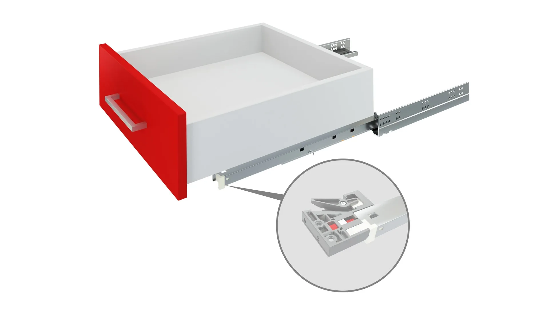 Направляющие скрытого монтажа B-Slide DB8881Zn/270